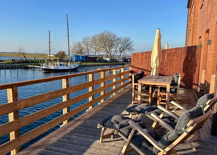 Lägenhet Piratenschiff - First-class Auszeit Mit Privaten Spa, Kamin, Meerblick & Gym